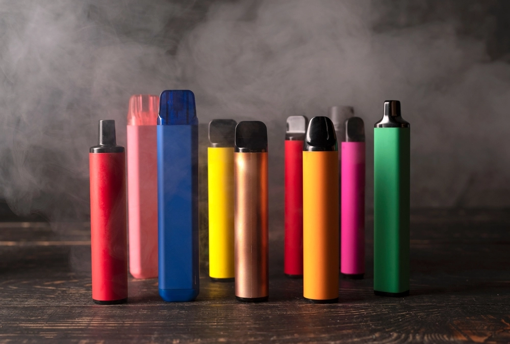 Färgglada vejps e-cigaretter, e-cigarett