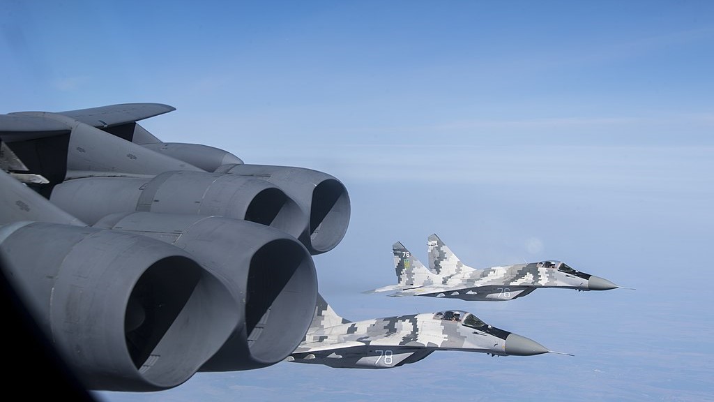 Ukrainian MiG-29s Bomber Air Force