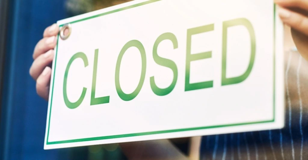 Closed / Lukket