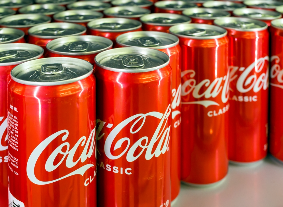 Coca Cola cans