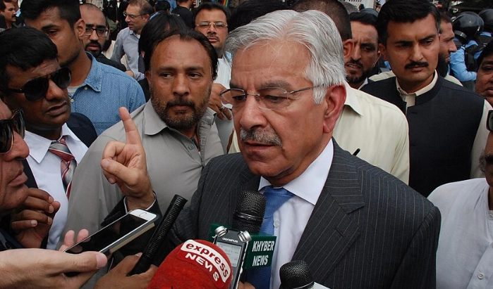 Pakistan Defence Minister, Khawaja Muhammad Asif