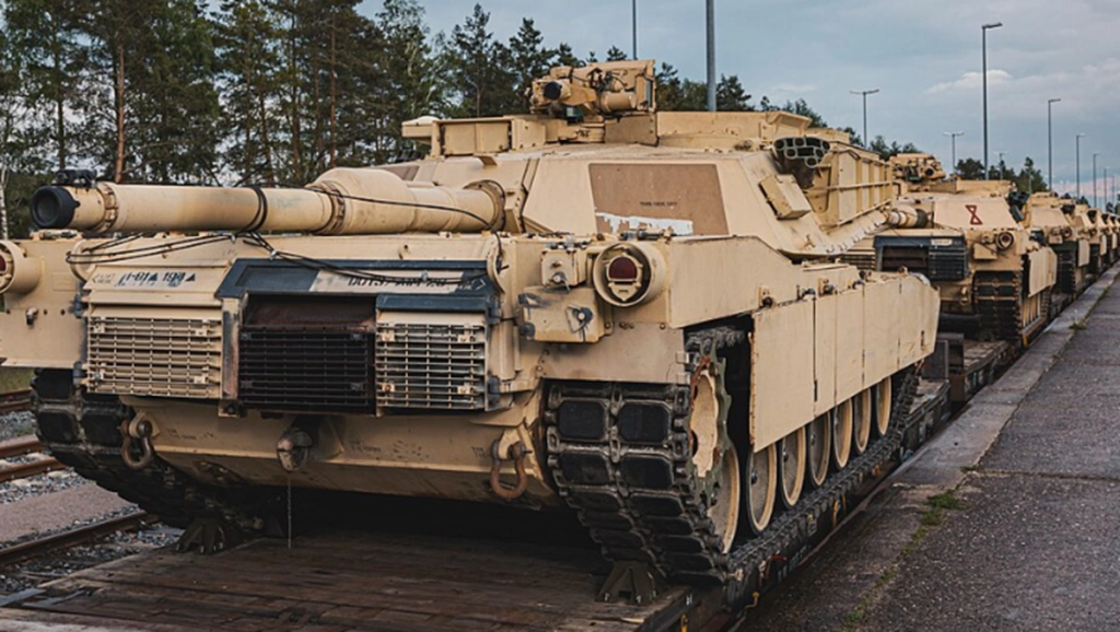 M1A1 Abrams tanks