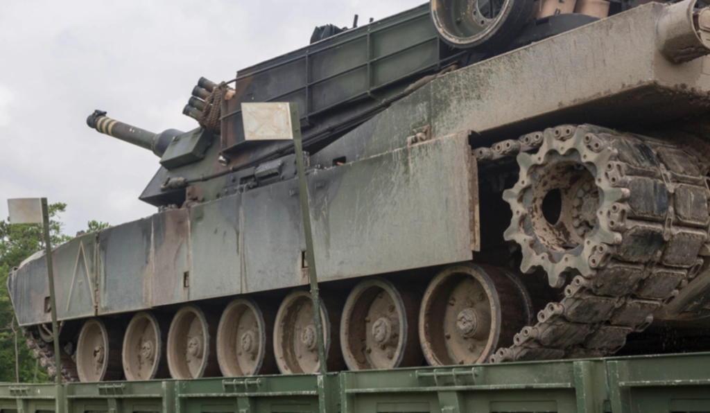 M1A1 Abrams tanks