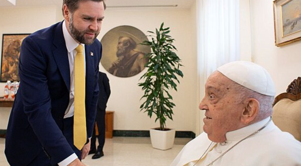 JD Vance, Påve Francikus