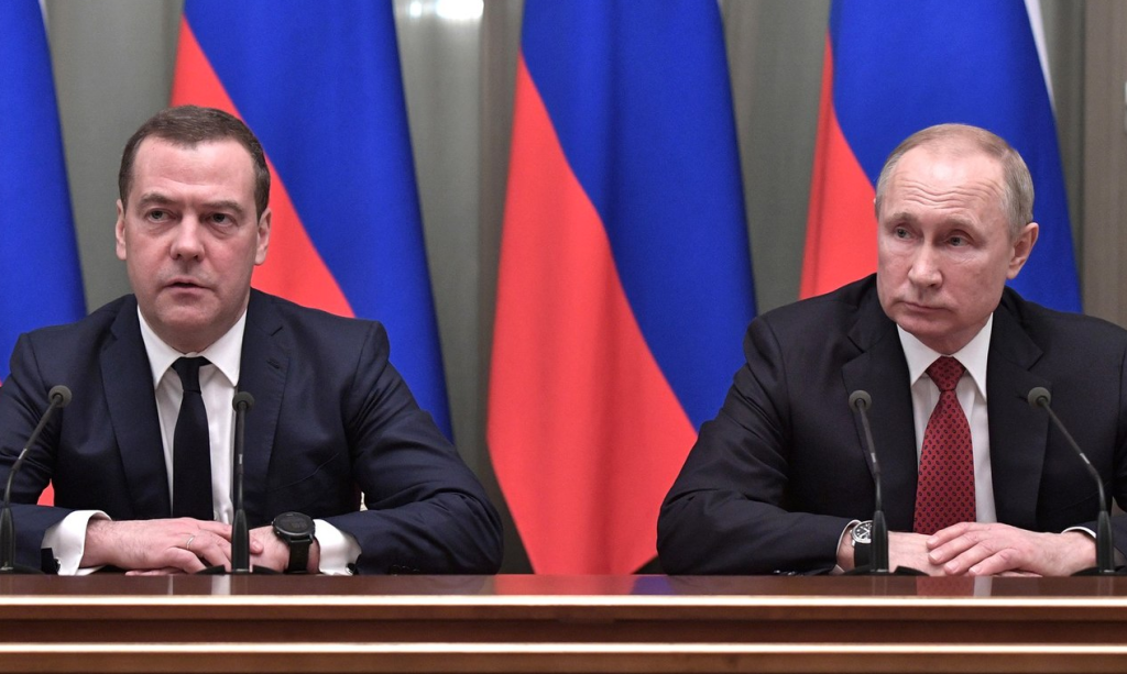 Dmitrij Medvedev, Vladimir Putin