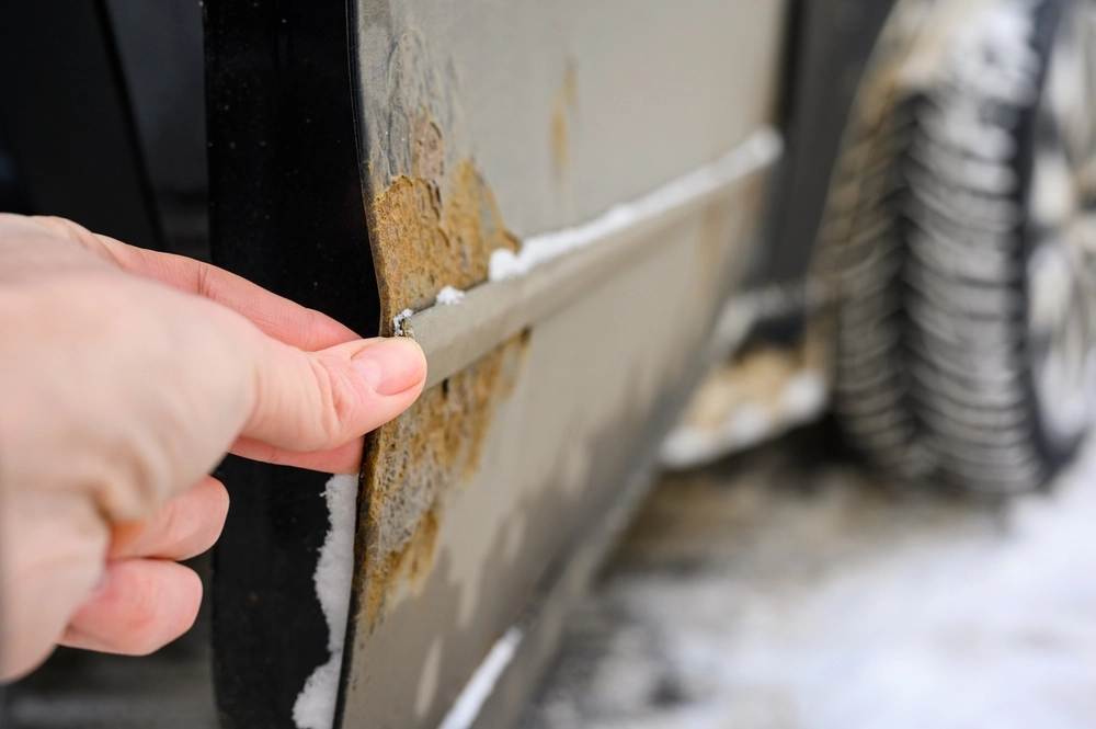 Car rust damage / bil rust skade
