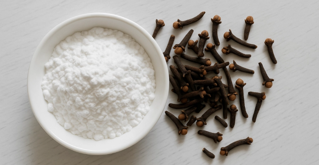bakingpowder,cloves,bagepulver,nelliker