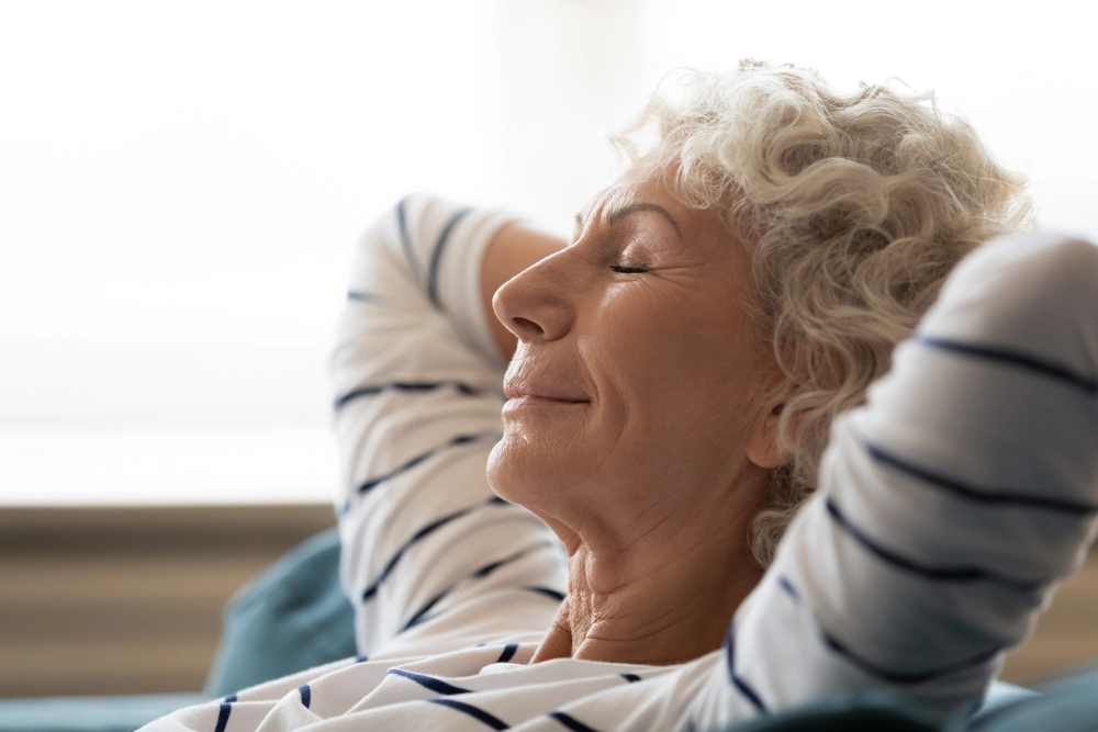 woman relaxed