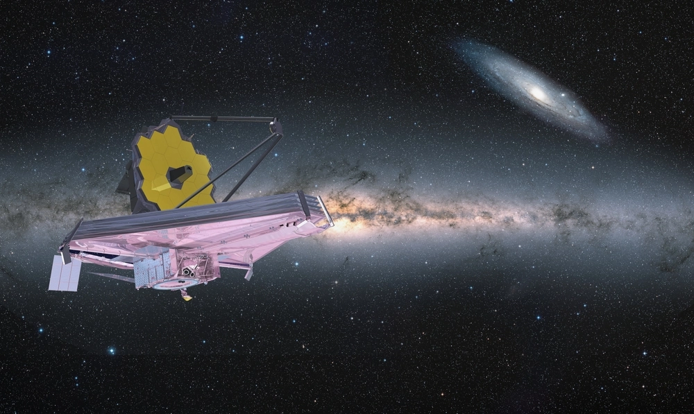James,Webb,Space,Telescope,In,Space,Milky,Way,In,The