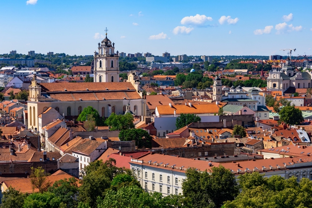 Vilnius,,Lithuania.,June,28,,2024.,Vilnius,City,View,From,Gediminas