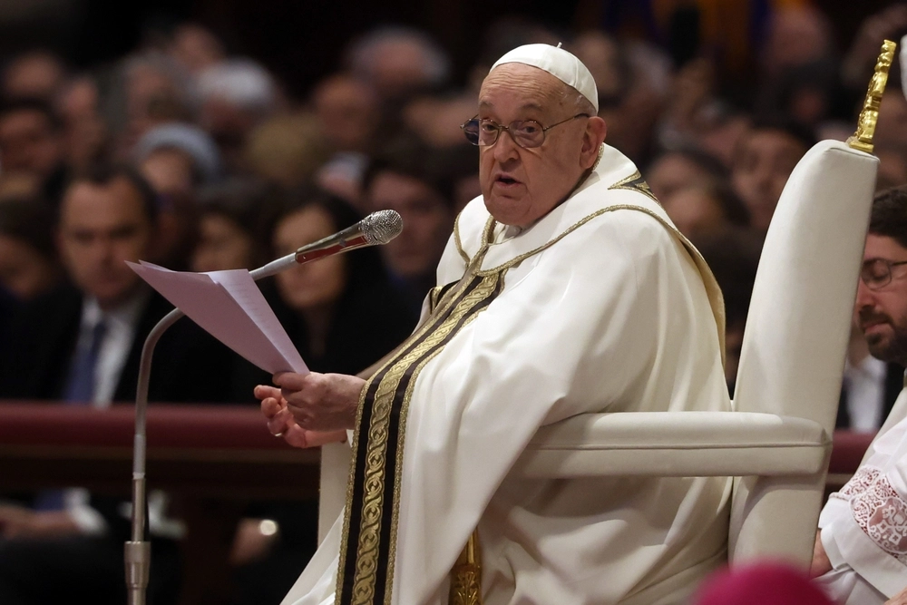 Rome,,Italy,06.01.2025,:,Pope,Francis,Bergoglio,Speach, pave