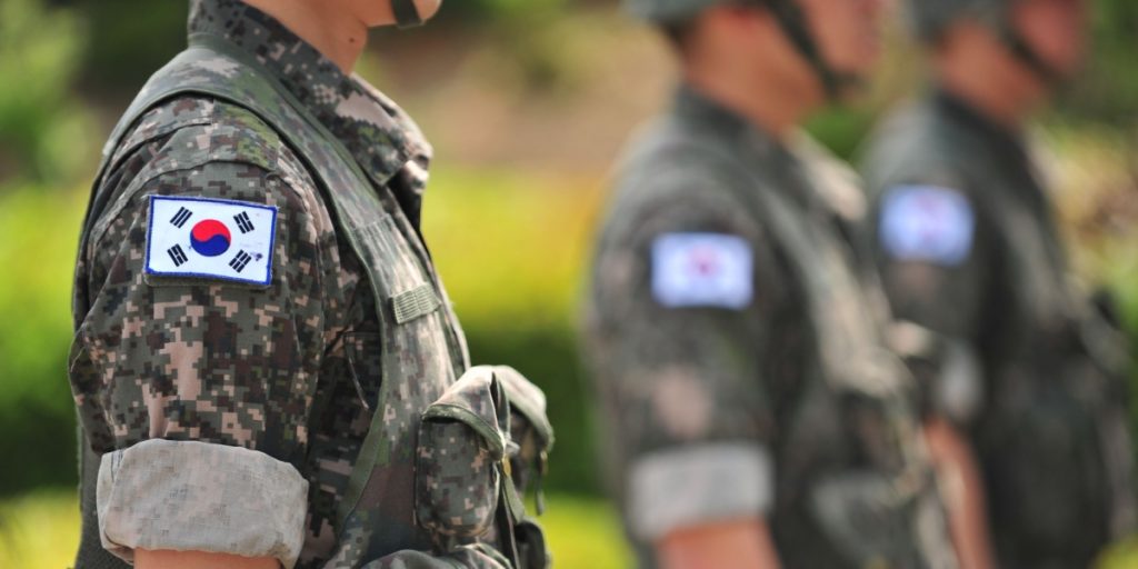 south korea soldier troops war