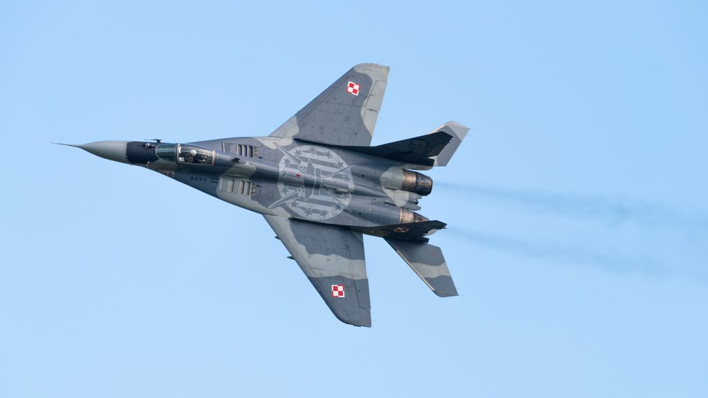 105 Polish Air Force MiG-29A Fulcrum Jet