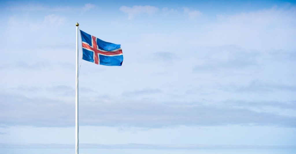 Iceland, Island, Flag