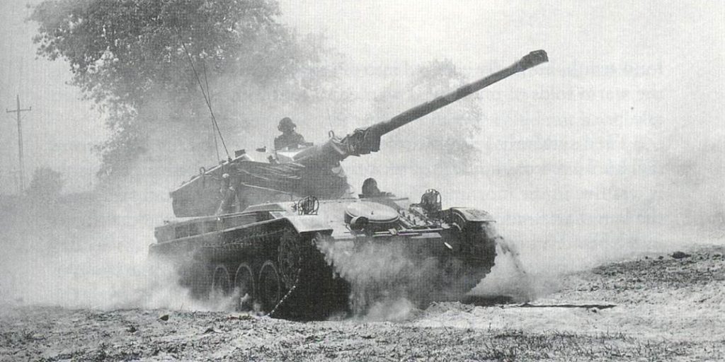 Pakistani Tanksmen operating a captured Indian AMX-13 tank during the 1965 war.