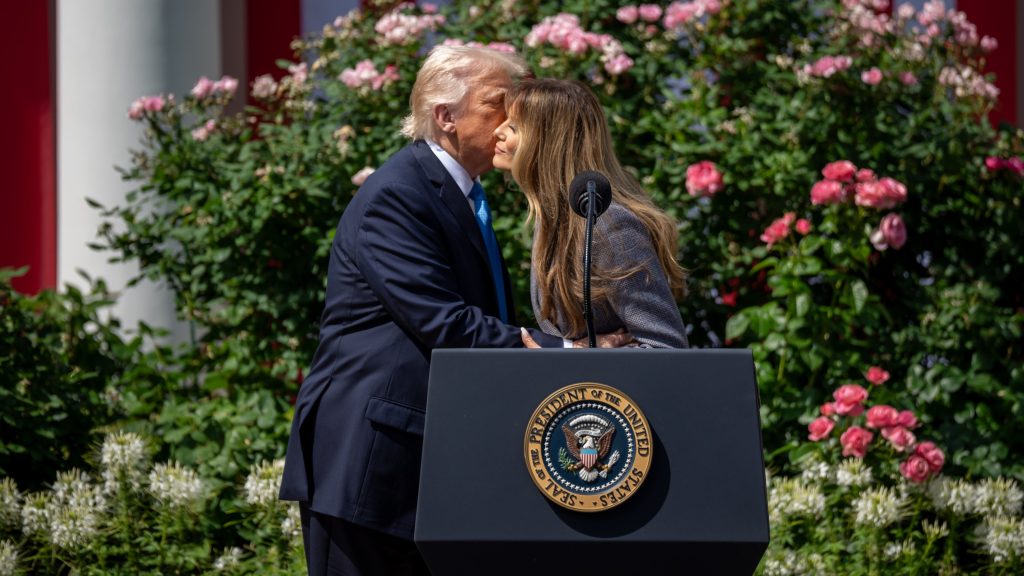 President Donald Trump and First Lady Melania Trump
