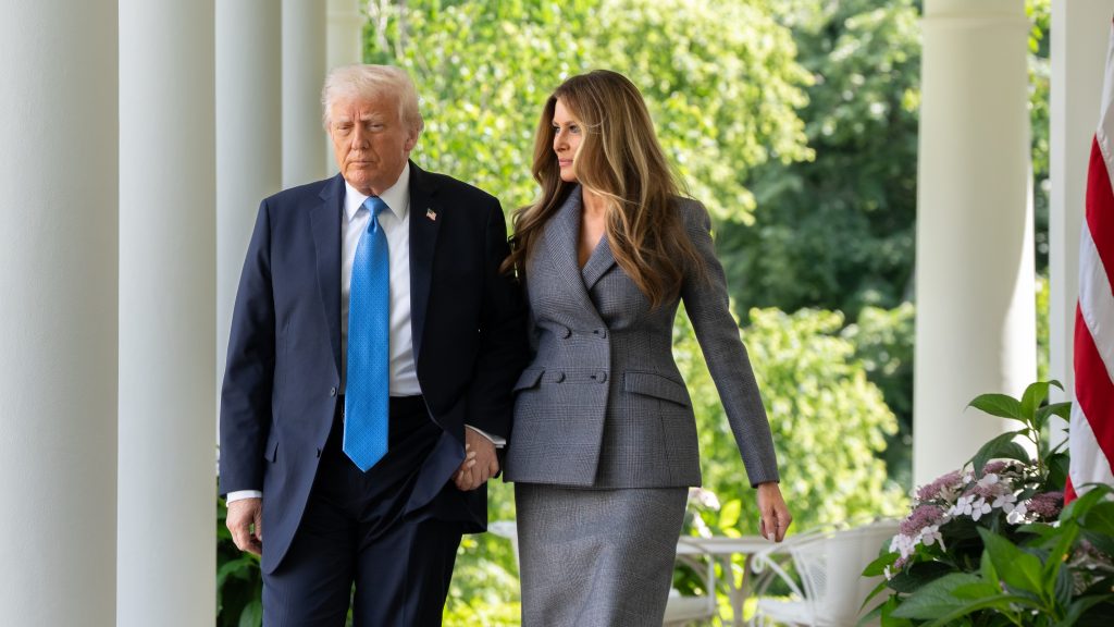 President Donald Trump and First Lady Melania Trump