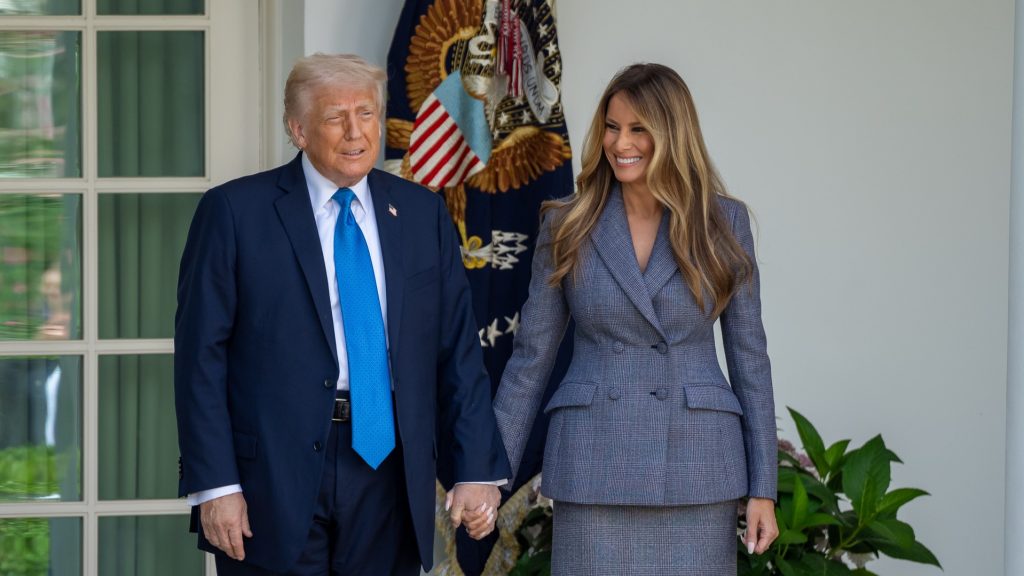 President Donald Trump and First Lady Melania Trump