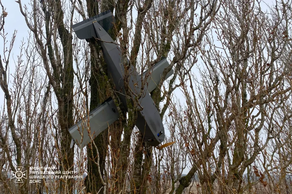 Russian drone without explosive in Kyiv Oblast