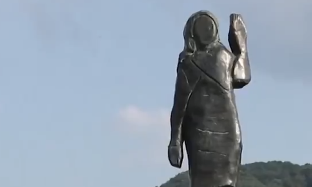 Another Melania Trump Statue Disappears From Her Hometown