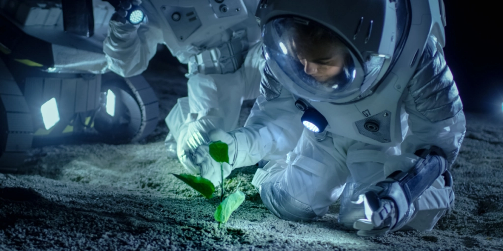 Astronaut, life, colony