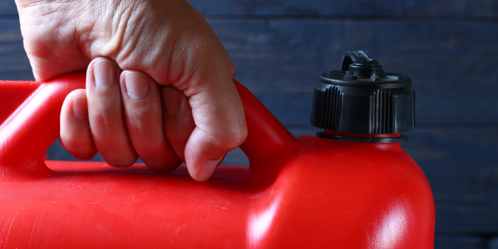 Petrol, cannister, red, fuel