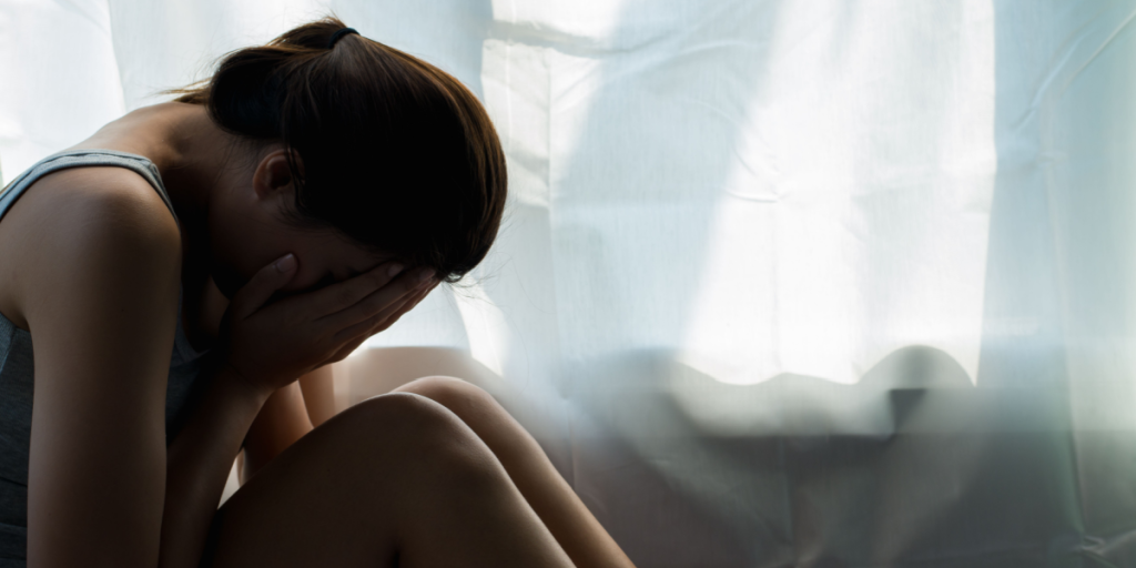 PTSD, anxiety, depressed, woman
