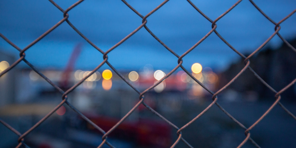 Chain-link fence