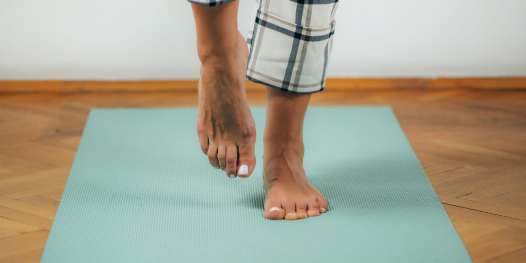 Standing on one leg