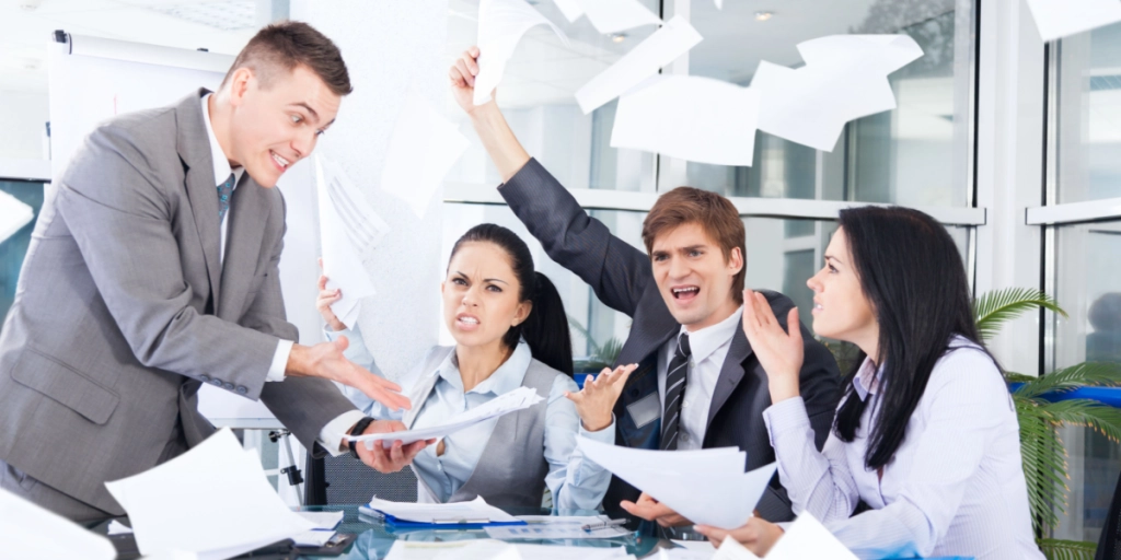 Office, co-workers, chaos, drama