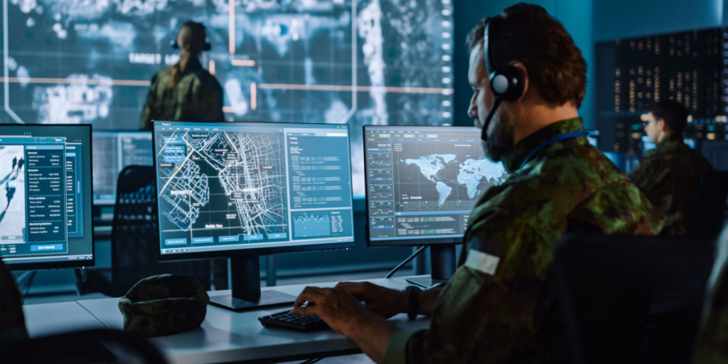 Military command, situation room, command center