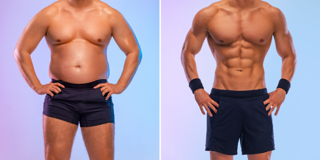 Fit, fat, weight loss, body composition, body transformation