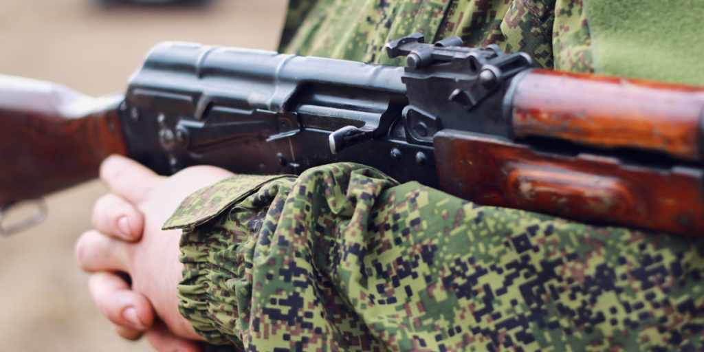 Soldier, russia, ak-47