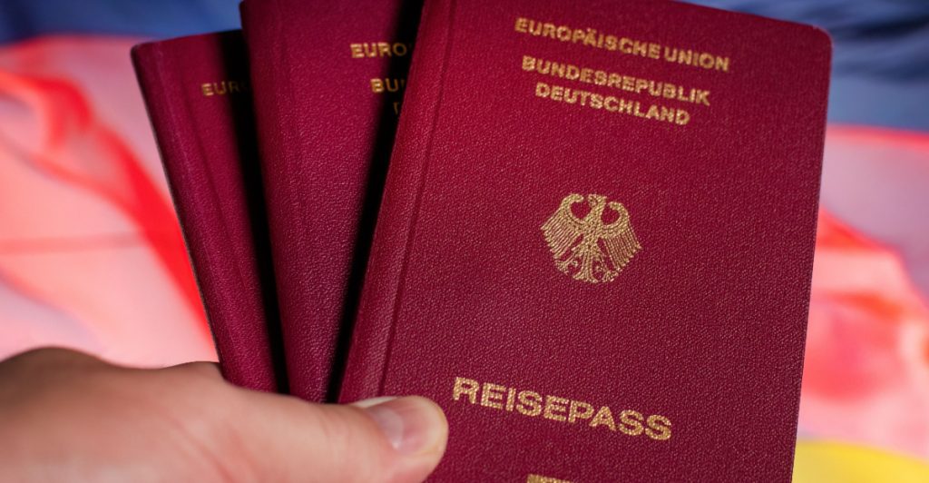 Three German Reisepass