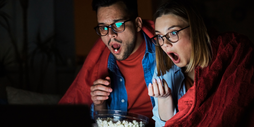 Scared, scary movie