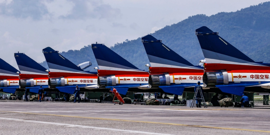 J-10C fighter jets, China