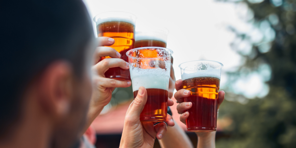 Beer, drinking, friends