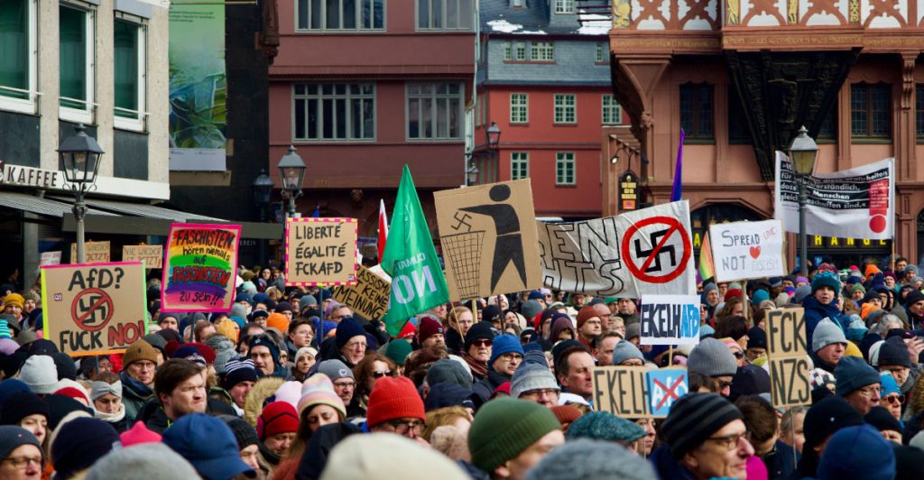 Thousands Rally in Germany Calling for Ban on Far-Right Political Party