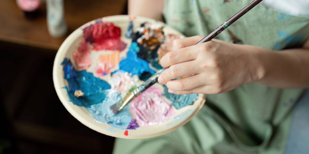 Artist, painting