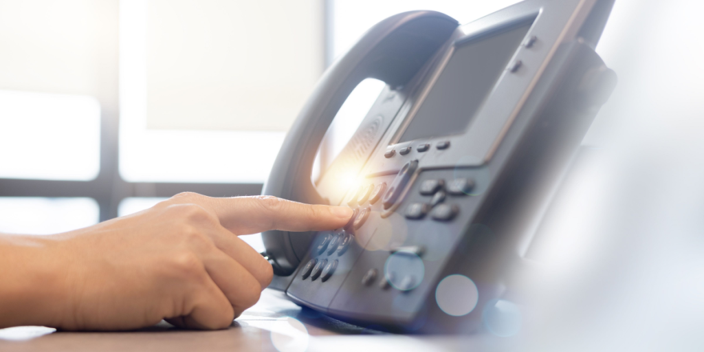 Call center, business call