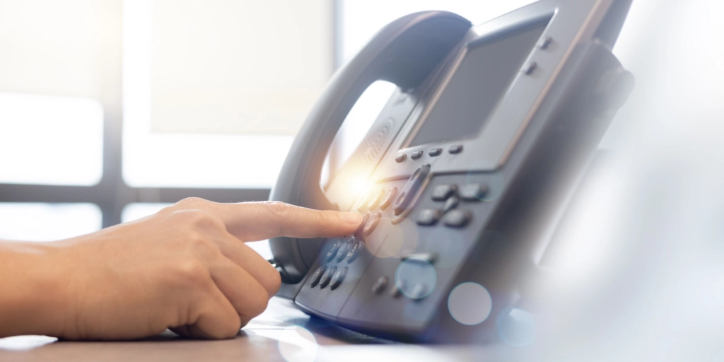 Call center, business call