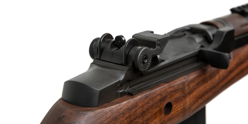 Rifle, iron sights