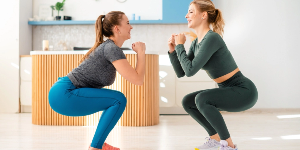 Squats, bodyweight, exercise, training