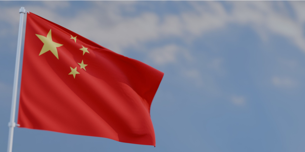China, flag