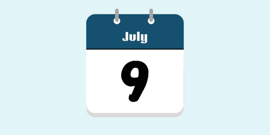 9 july, July 9th