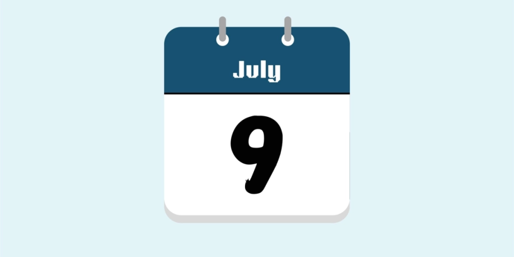 9 july, July 9th