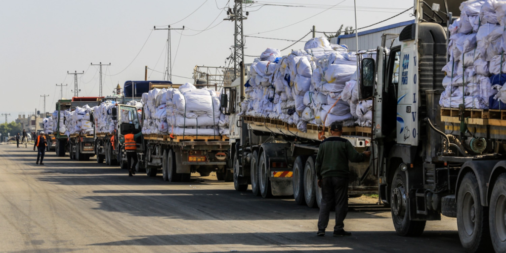 Palestine, humanitaran aid, blockage