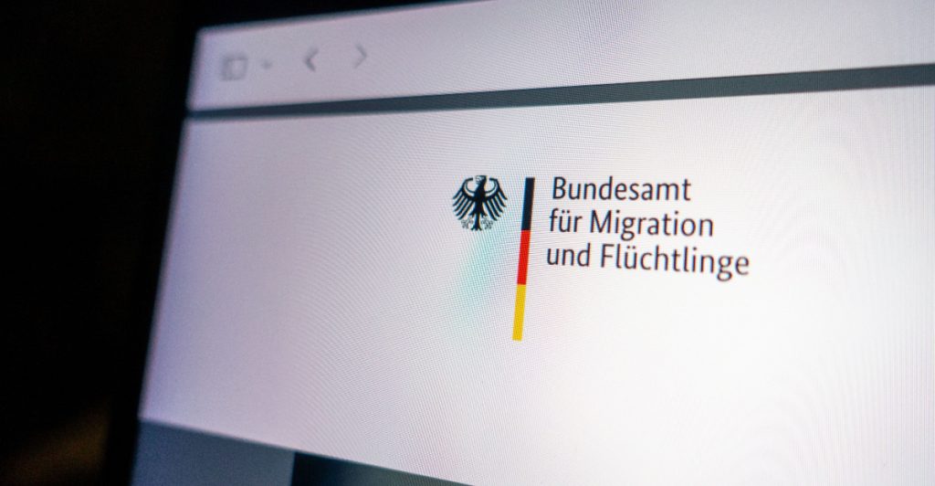 The German Bureau for Migration and Refugees website