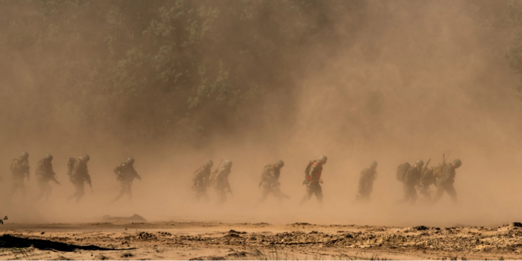 Desert, sandstorm, Israel