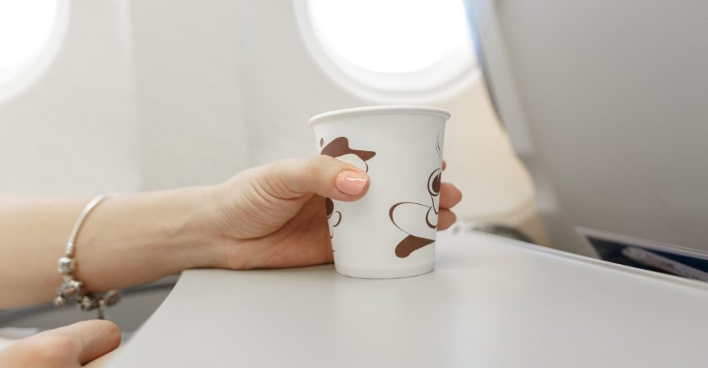 Kaffe, kaffe på flygplan